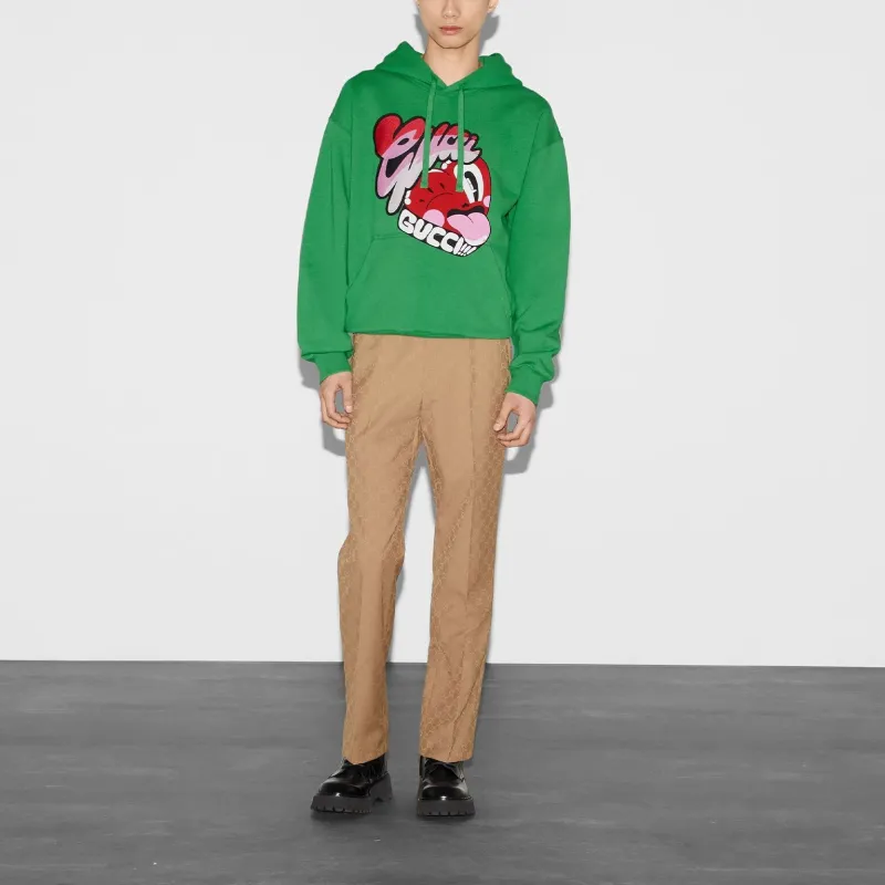 GUCCI FW24 Sweatshirt Men's Green-1