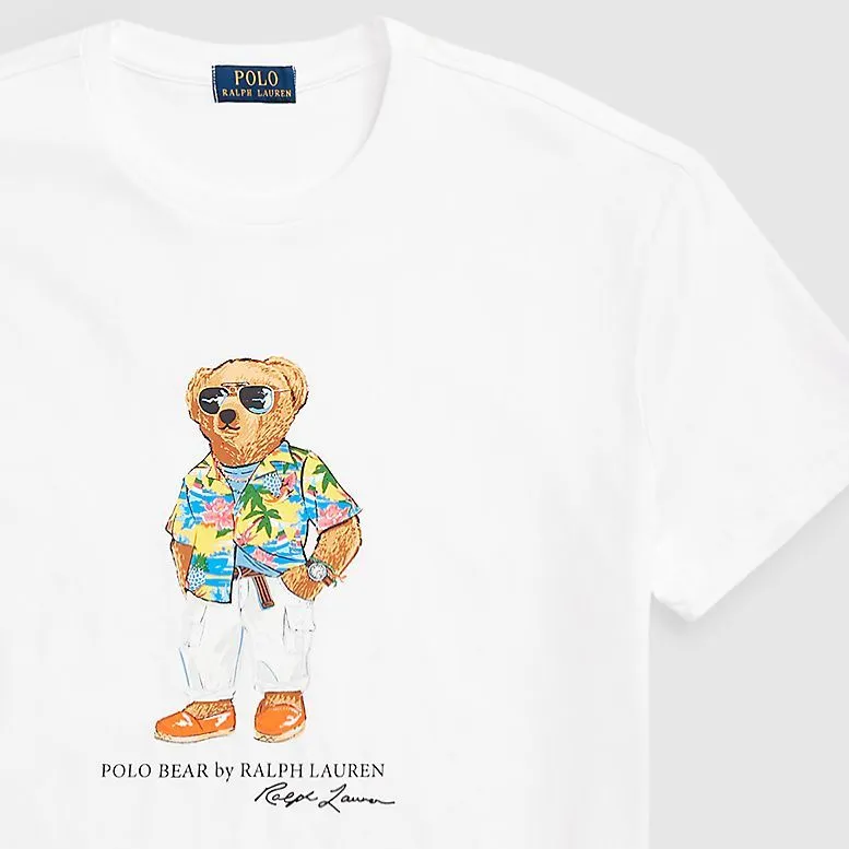 Polo Ralph Lauren Polo Bear print Cotton T shirt-5