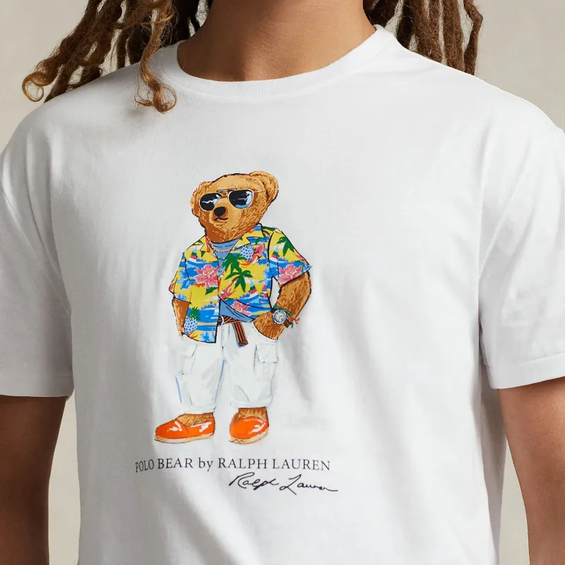 Polo Ralph Lauren Polo Bear print Cotton T shirt-4