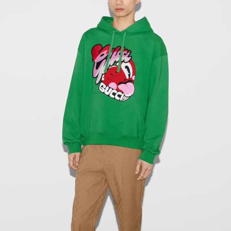 GUCCI FW24 Sweatshirt Men's Green-2