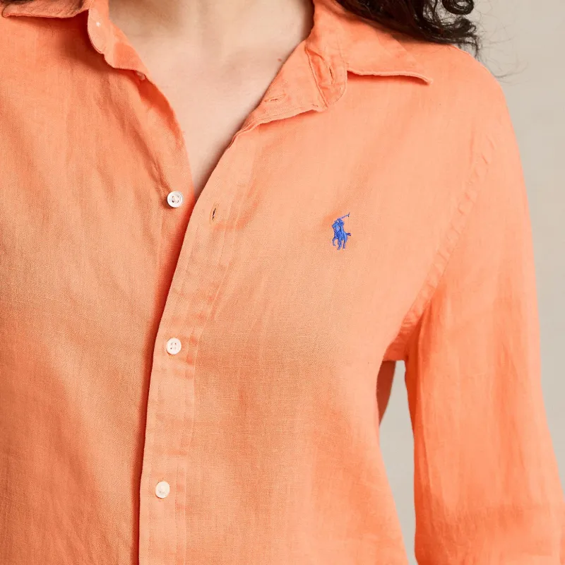 Polo Ralph Lauren SS24 Shirt Women's Orange-4