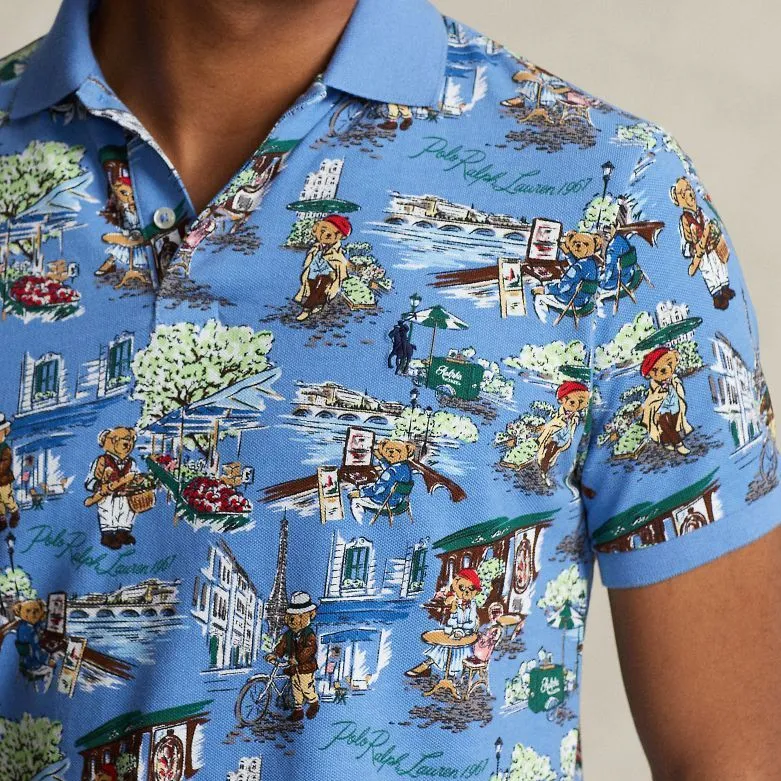 Polo Ralph Lauren Graphic-print Cotton Polo Shirt-4