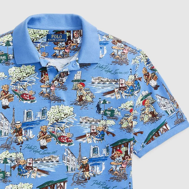 Polo Ralph Lauren Graphic-print Cotton Polo Shirt-5