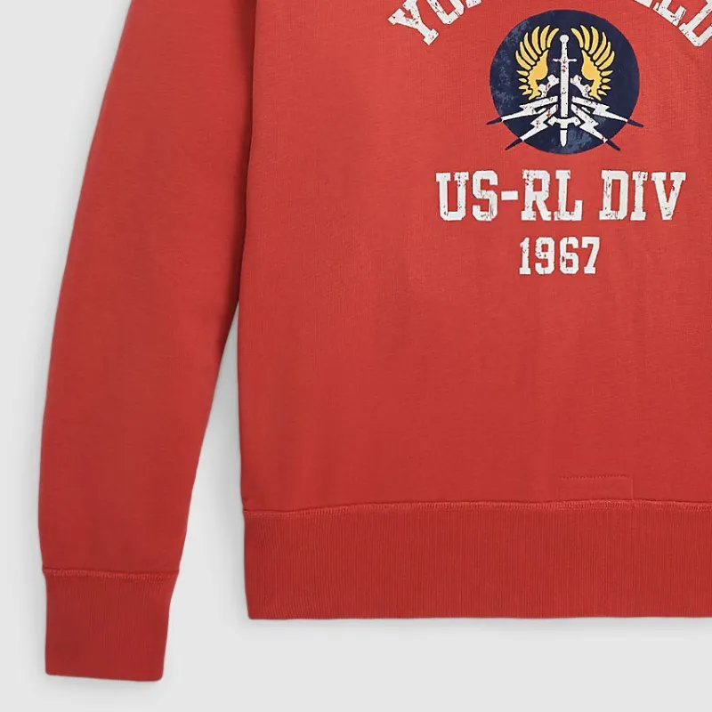 Polo Ralph Lauren SS24 Sweatshirt Men's Brick Red-2