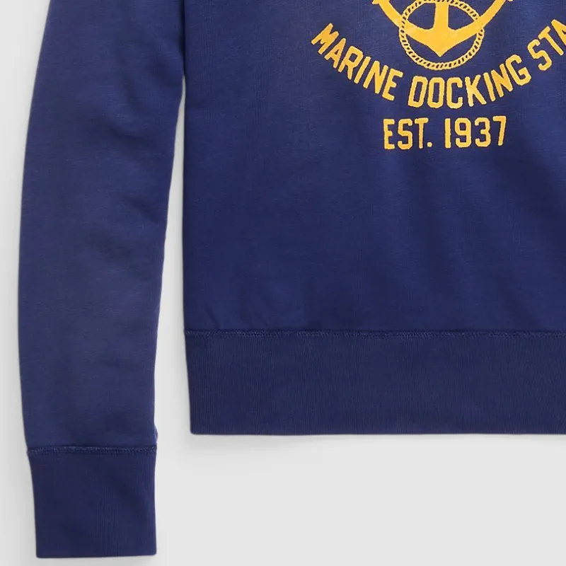 Polo Ralph Lauren SS24 Sweatshirt Men's Deep Cobalt Blue-5