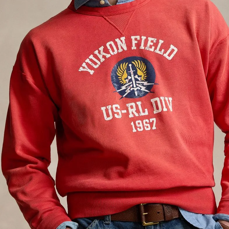 Polo Ralph Lauren SS24 Sweatshirt Men's Brick Red-4