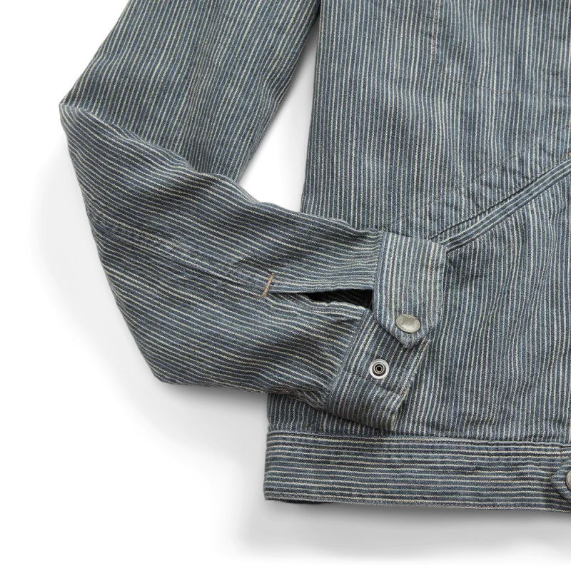Ralph Lauren Rrl Striped Shirt Jacket-4