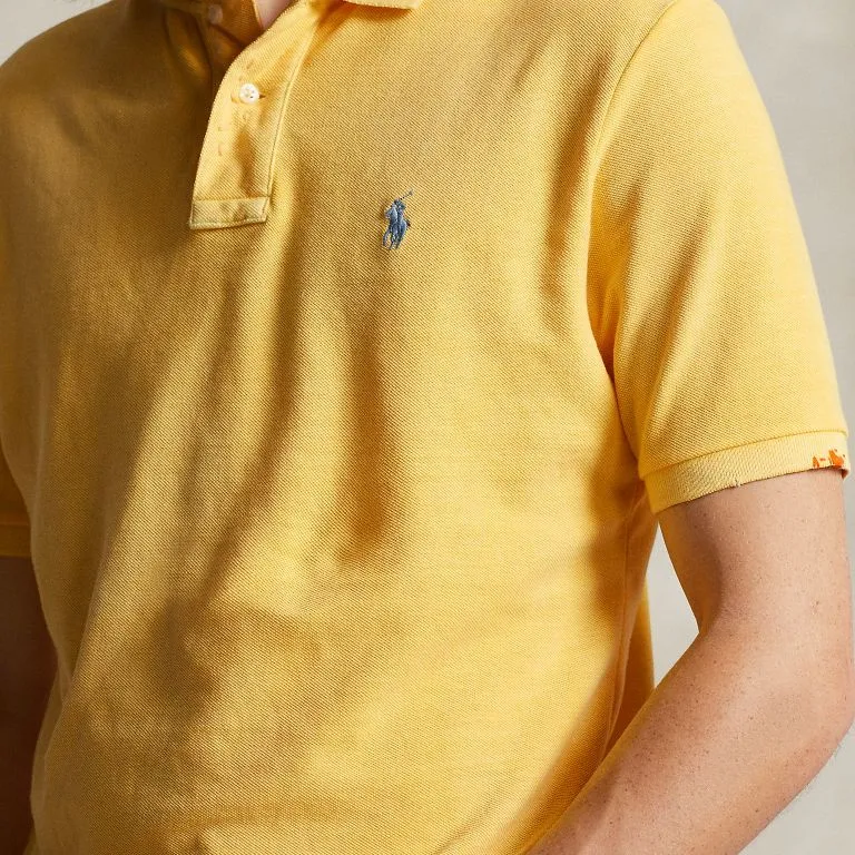 Polo Ralph Lauren SS24 Polo Shirt Men's Yellow-4