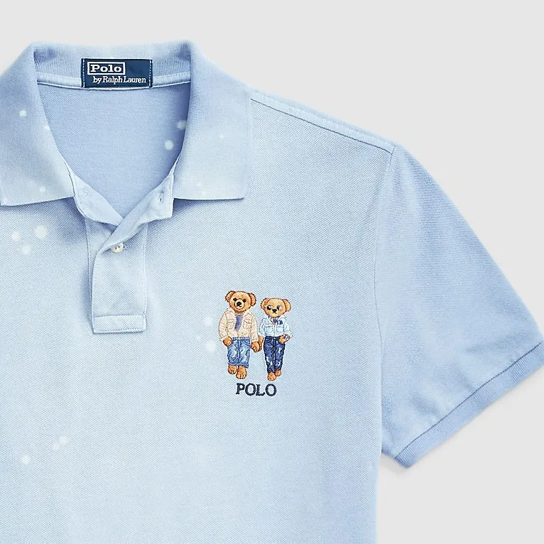 Polo Ralph Lauren SS24 Polo Shirt Men's Chambray Blue-4