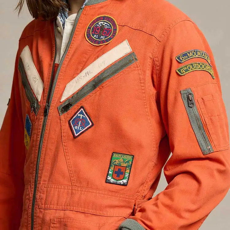 Polo Ralph Lauren SS24 Jumpsuit Men's Orange-3