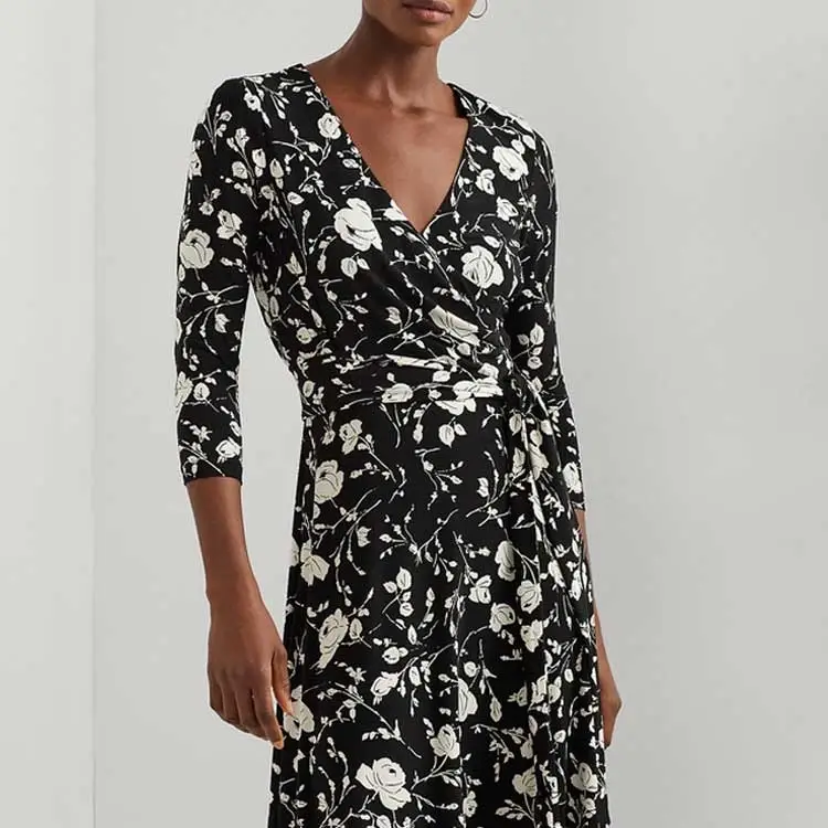 Polo Ralph Lauren SS24 Long-Sleeved Dresses Women's Multicolor-3