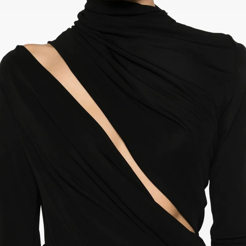 Christopher Esber Asymmetric Draped Maxi Dress-4