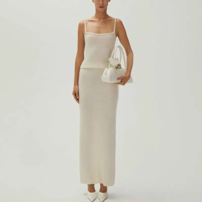 Magda Butrym Square Neck Knitted Tank Top-2