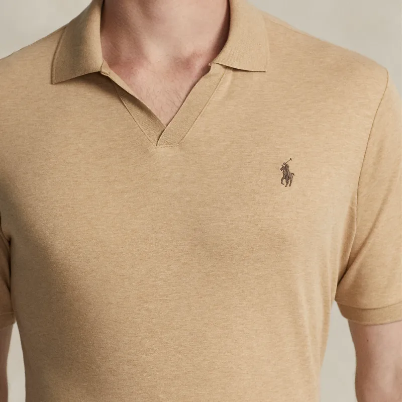 Polo Ralph Lauren SS24 Polo Shirt Men's Camel Mixed Color-4