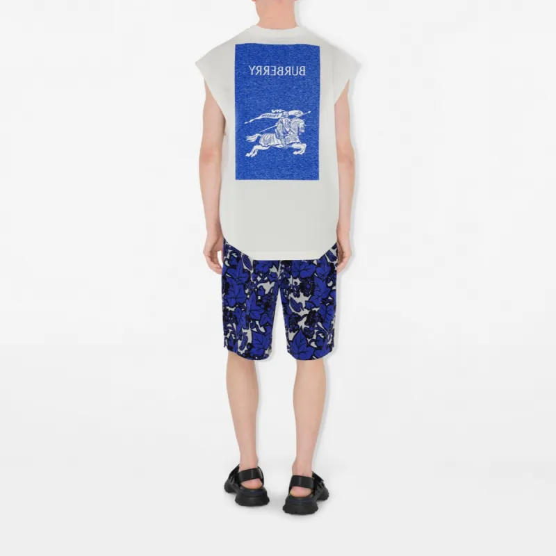 Burberry Ekd All Over Patterned Shorts-3
