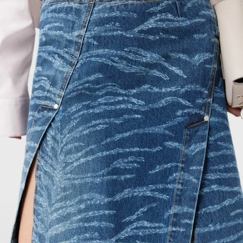 Stella McCartney Tiger Midi Skirt-4