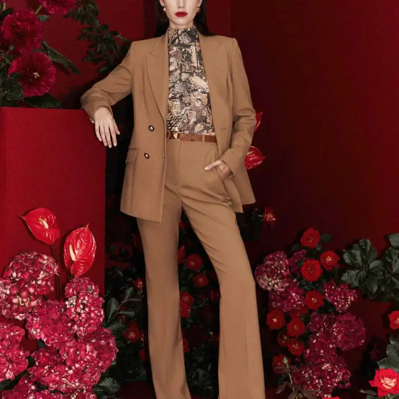Rebecca Vallance Elsa Double Breasted Blazer-1