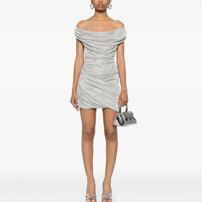 MAGDA BUTRYM Short-Sleeved Dresses Women's Silver-2