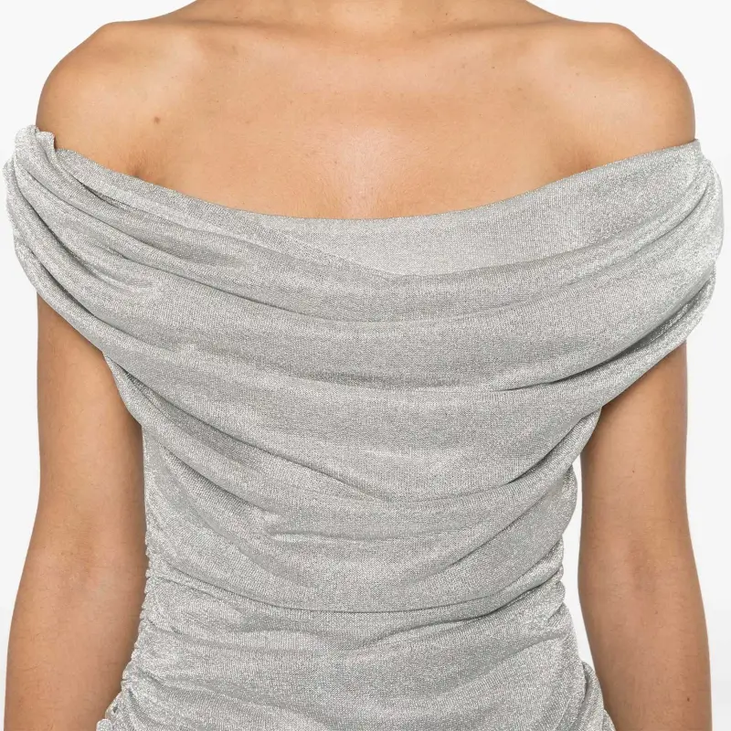 MAGDA BUTRYM Short-Sleeved Dresses Women's Silver-4