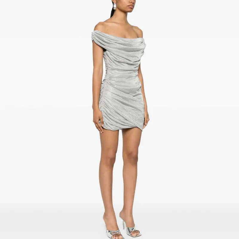 MAGDA BUTRYM Short-Sleeved Dresses Women's Silver-3
