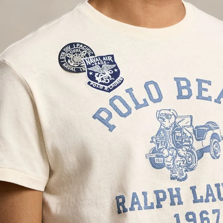Polo Ralph Lauren SS24 T Shirt Men's Washable White-4