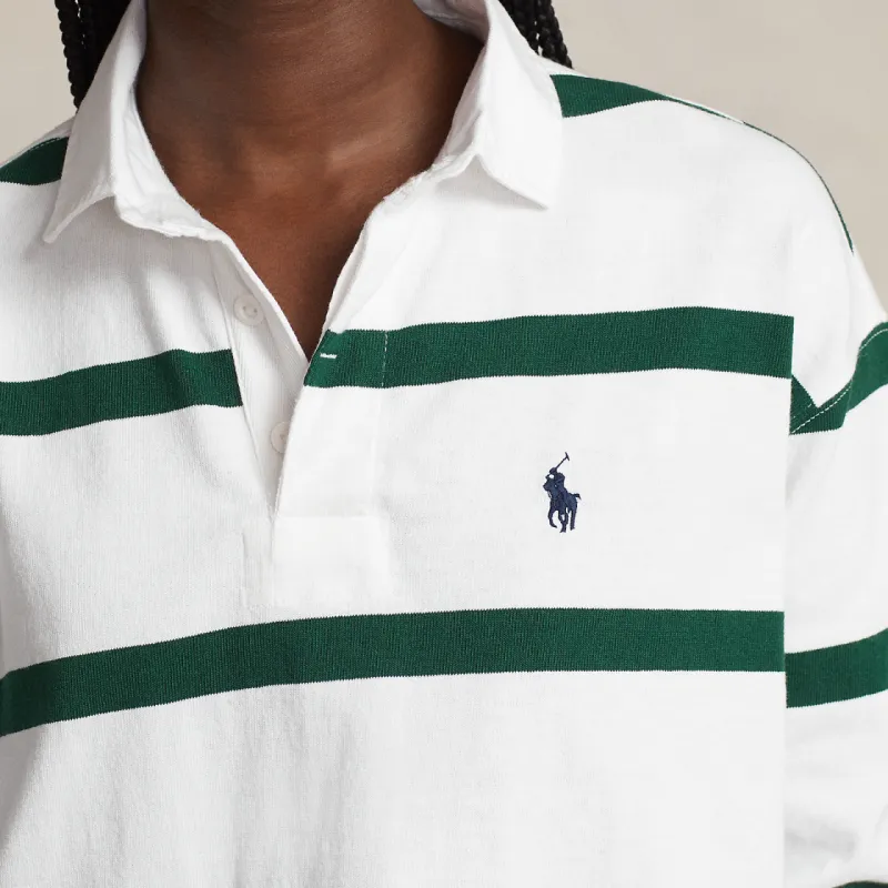 Polo Ralph Lauren Wimbledon Tennis Open Collection SS24 Polo Shirt Women's Porcelain White-4
