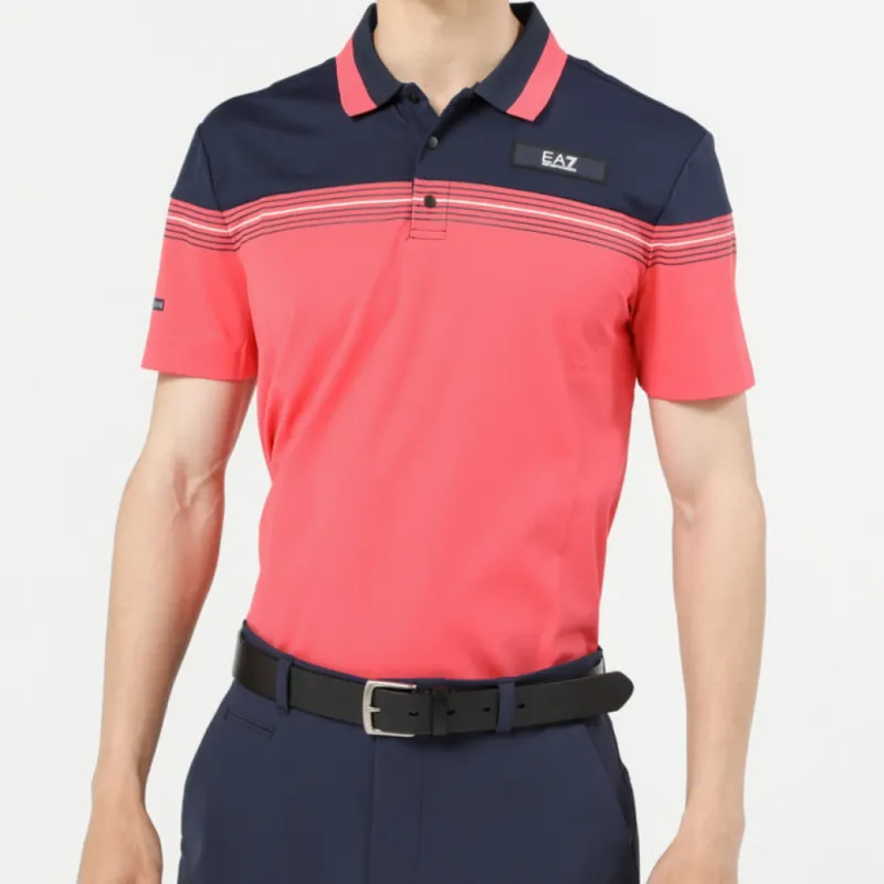 EMPORIO ARMANI EA7 Polo Shirt Men's Red-2