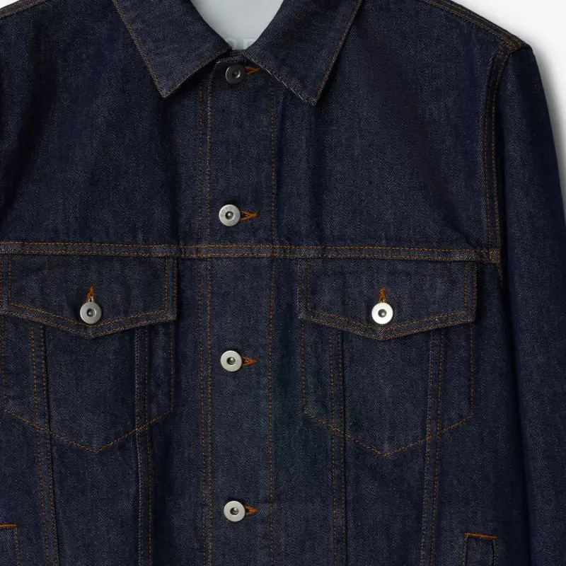 Burberry Logo appliqué Denim Jacket-4