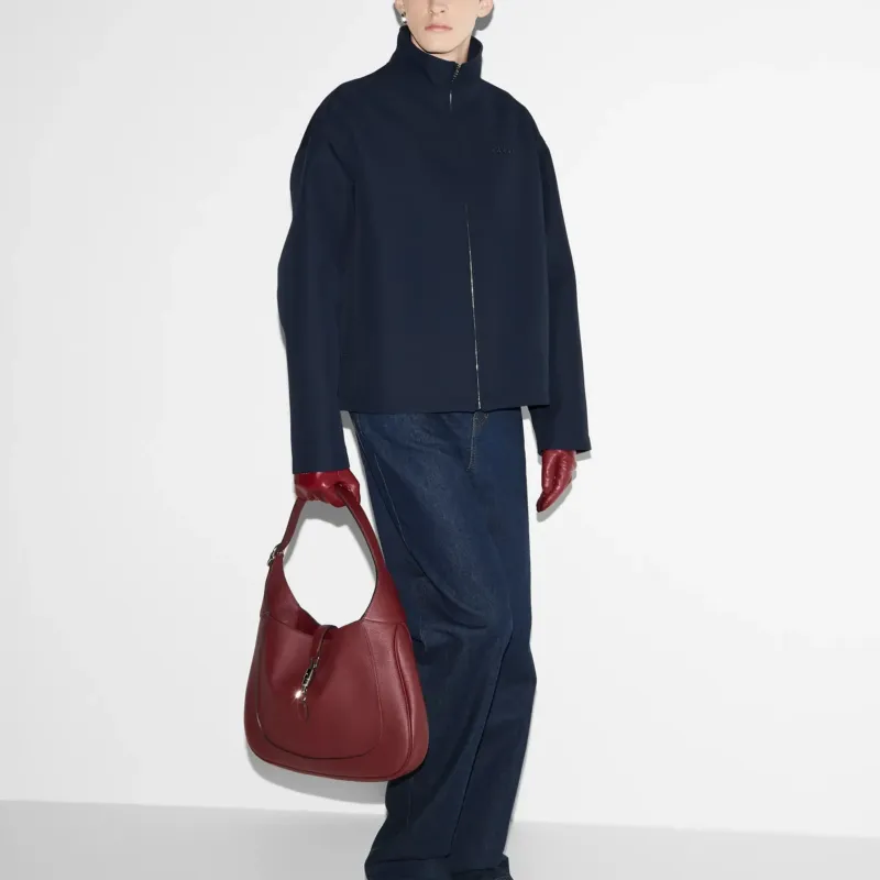 GUCCI Embroidered Wool Acetate Zip Jacket-4