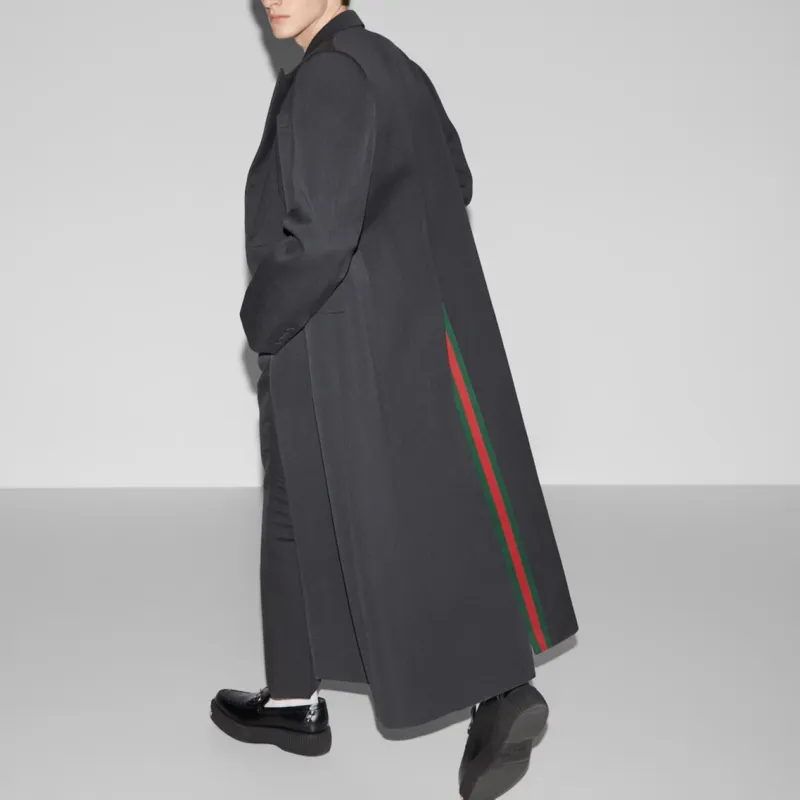 GUCCI Collared Button Up Coat-2