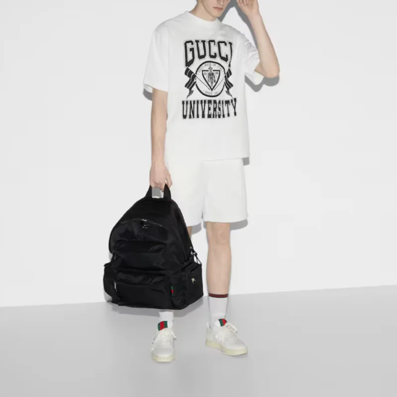 GUCCI Printed Jersey T Shirt-1