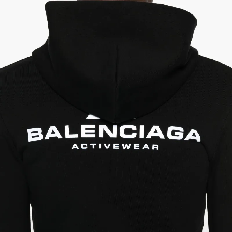 Balenciaga Activewear Jersey Full Zip Hoodie-5