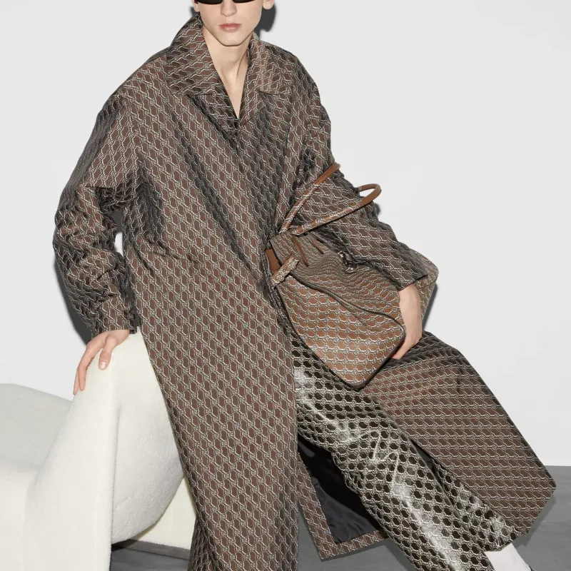 GUCCI Gg Supreme Coat-4