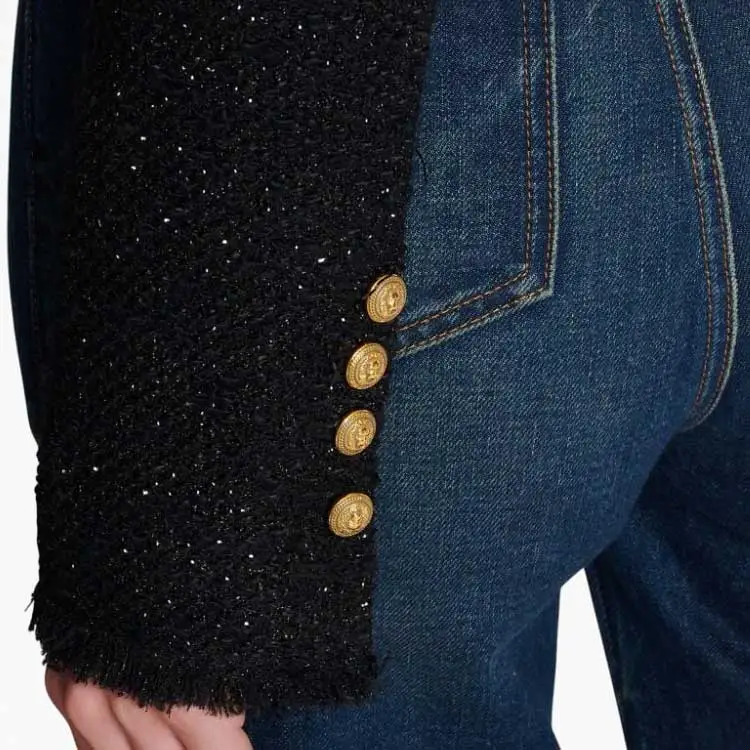 BALMAIN Cropped Tweed Jacket-5
