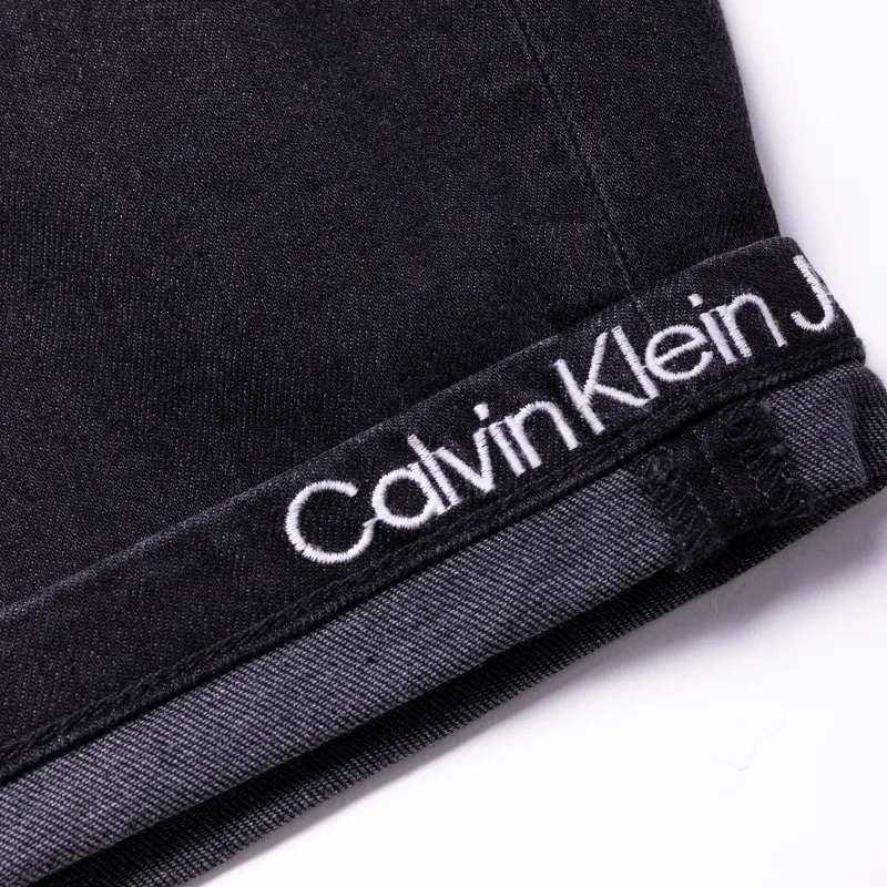 CALVIN KLEIN Denim Shorts Men's Denim Black-5