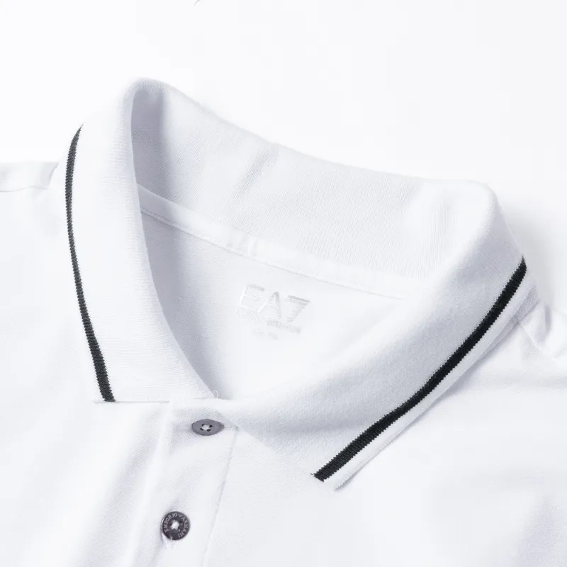 EMPORIO ARMANI EA7 Polo Shirt Men's White-3