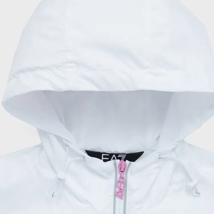 EMPORIO ARMANI EA7 SS24 Jackets Coats Women's White-3
