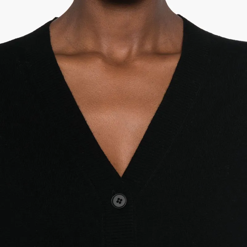 PINKO V Neck Curved Hem Cardigan-2