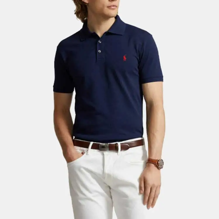 Polo Ralph Lauren Logo Embroidered Slim Fit Polo Shirt-2