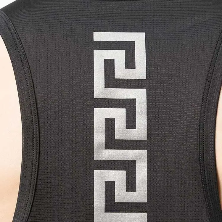 VERSACE Tank Tops Men Black-5