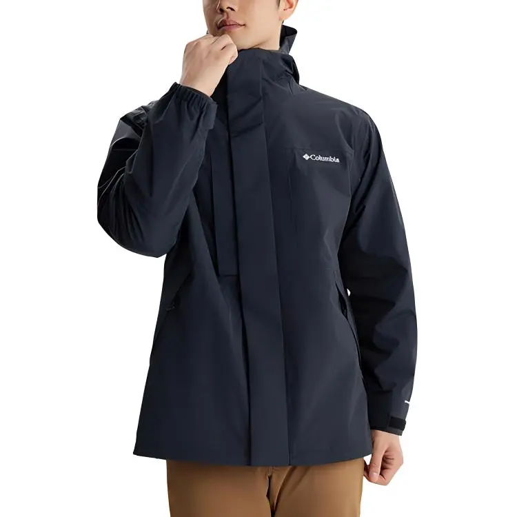 Columbia AW24 Waterproof Thermal Lightweight Windbreaker Jacket Unisex Black-2