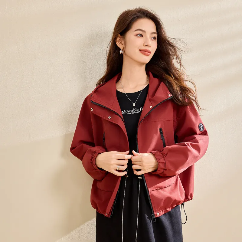 CARBAMMI Jackets Coats Women's Angora Red-3