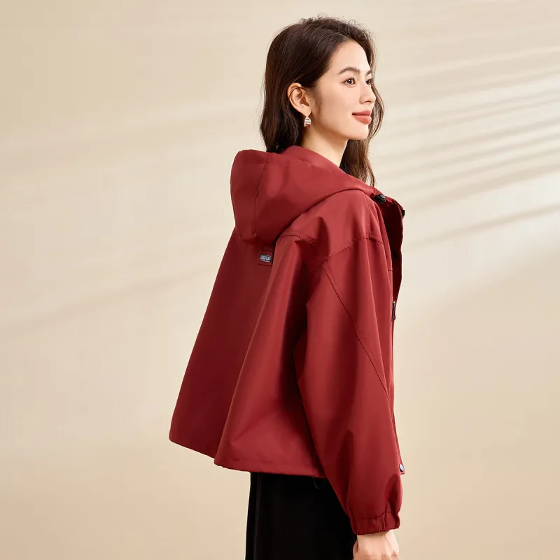 CARBAMMI Jackets Coats Women's Angora Red-4
