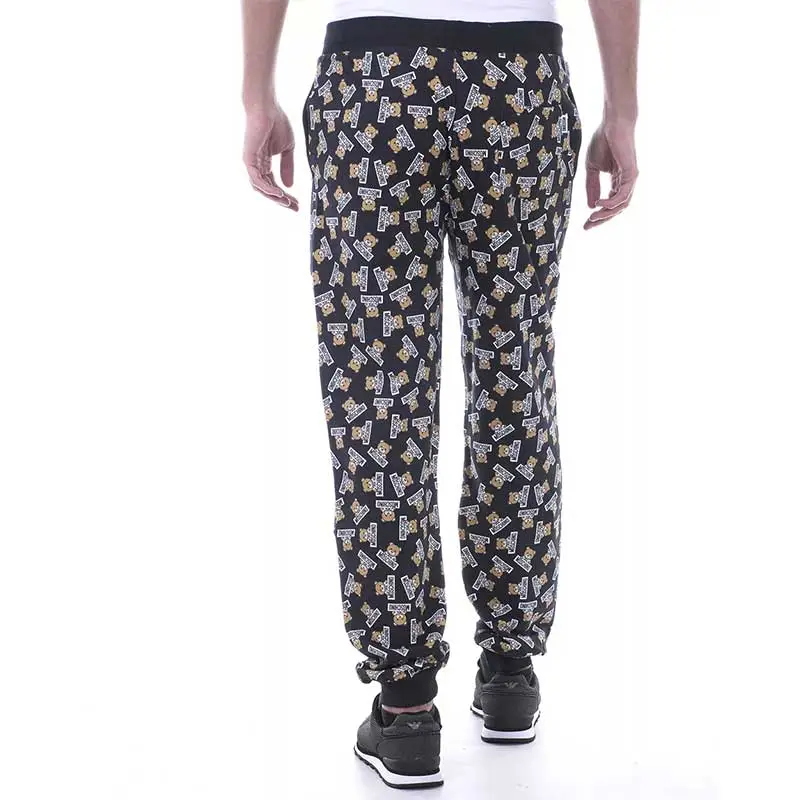 MOSCHINO Knitted Sweatpants Men's Black-1