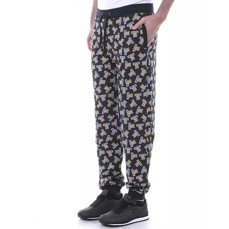 MOSCHINO Knitted Sweatpants Men's Black-3