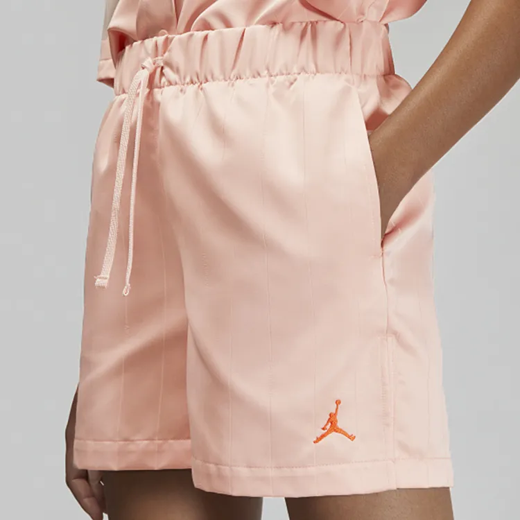 Jordan Casual Shorts Women's Orange Pink-3