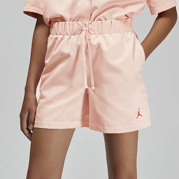 Jordan Casual Shorts Women's Orange Pink-4