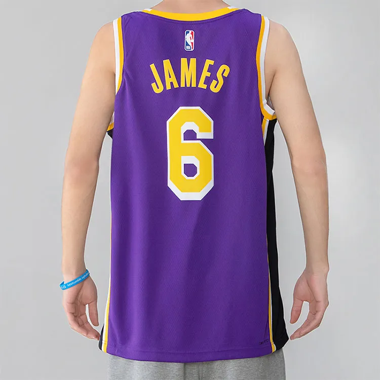Nike La Lakers Lebron James Jersey-3