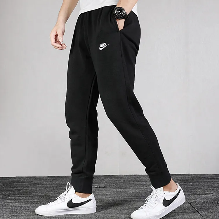 Nike Sports Life Collection Knitted Sweatpants Men's Black-3
