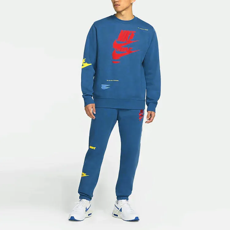 Nike Knitted Sweatpants Men's Blue-2